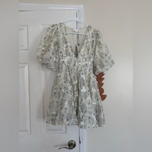 Floral Puff Sleeve Dress